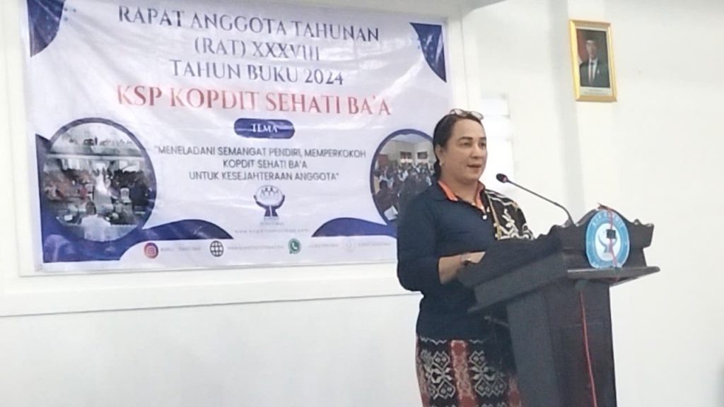 RAT ke-38 KSP Kopdit Sehati Ba’a: Semangat Pendiri Menginspirasi Pertumbuhan 14% Anggota”